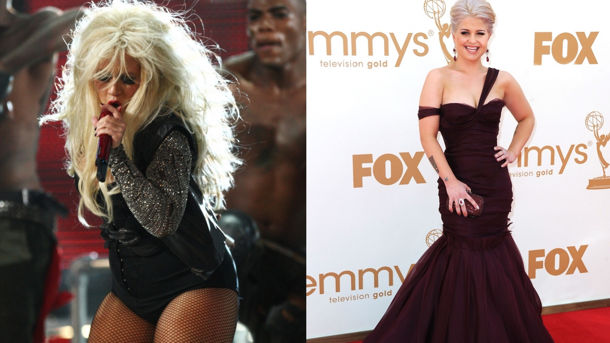 Christina Aguilera i Kelly Osbourne (fot. Getty Images)