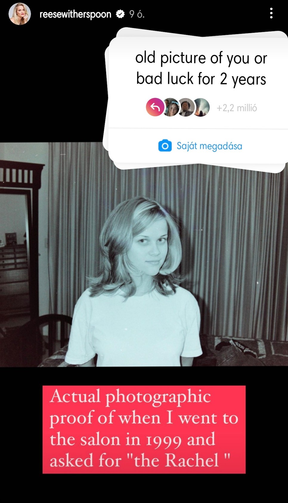 Reese Witherspoon nagyon bájos volt ezzel a hajjal