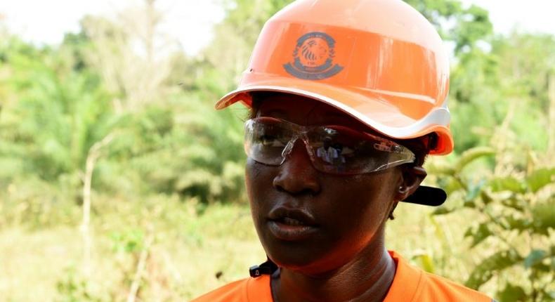 Guinean former fashion model Tiguidanke Camara left behind chic gowns and catwalks to turn herself into west Africa's first woman mine owner