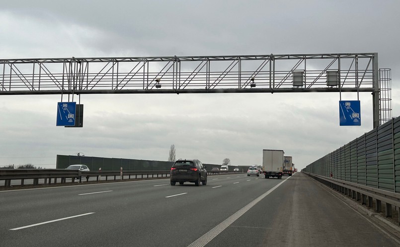 Odcinkowy pomiar prędkości na autostradzie A2