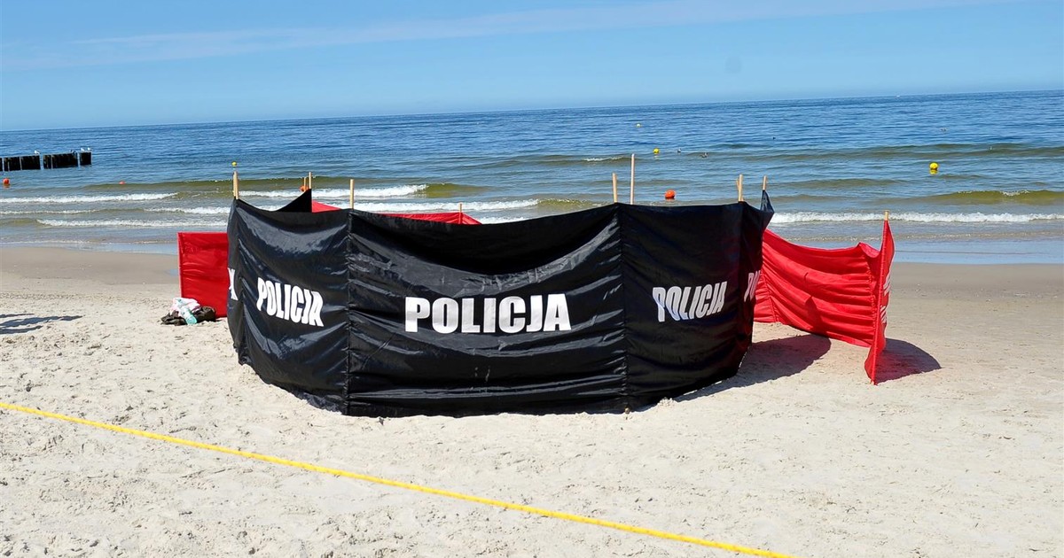 Wstrząsające odkrycie na plaży w Jastarni. Spacerowicz znalazł zwłoki