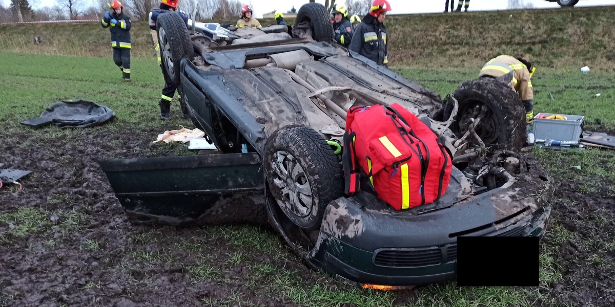 Koszmarny wypadek na Podlasiu. 5 osób rannych, w tym dwoje dzieci