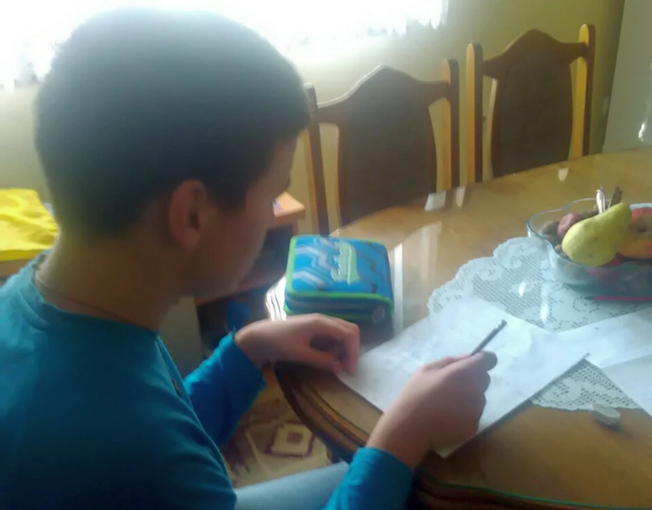 Pre dolaska u školu dečak je već znao da čita i piše, što je unatno znatno olakšalo rad sa njim