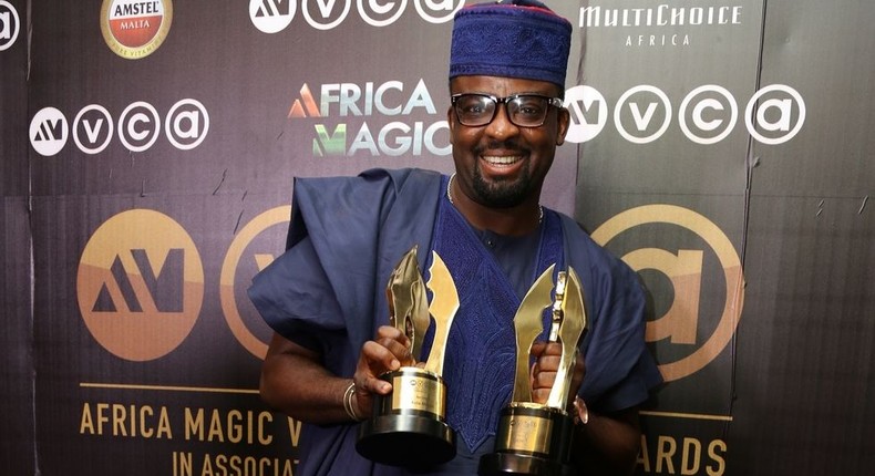 Kunle Afolayan at the 2015 AMVCAs