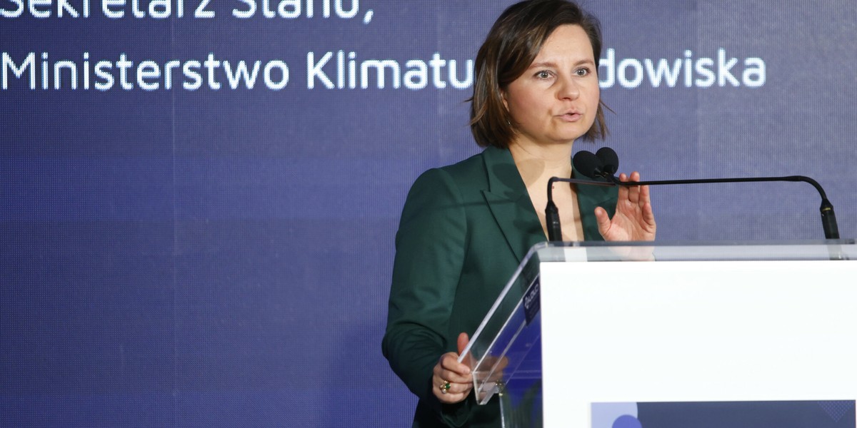 Wiceministra klimatu i środowiska Urszula Zielińska