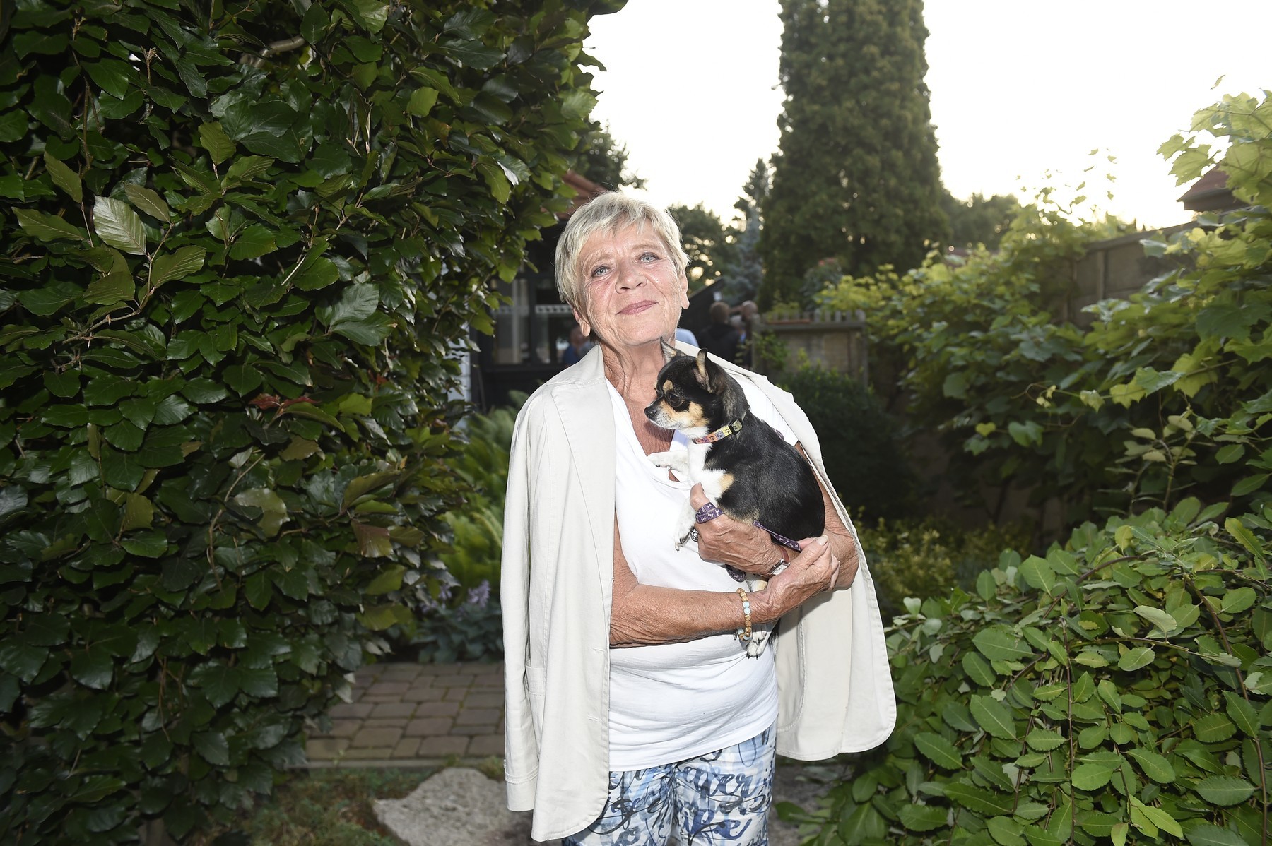 Herečka Jaroslava Obermaierová.