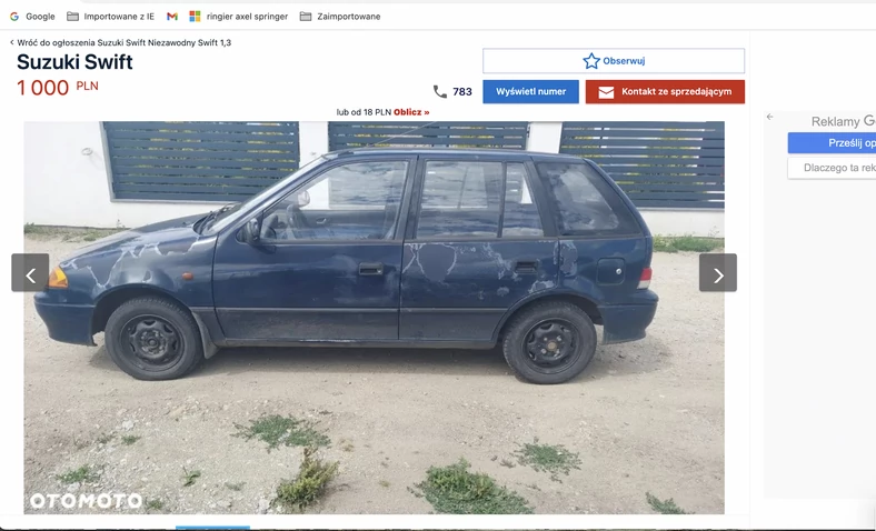 Suzuki Swift – oferta z Otomoto