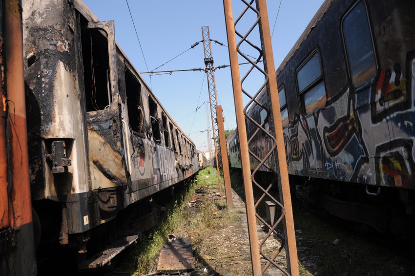 Ovako izgledaju vagoni nakon jučerašnjeg požara