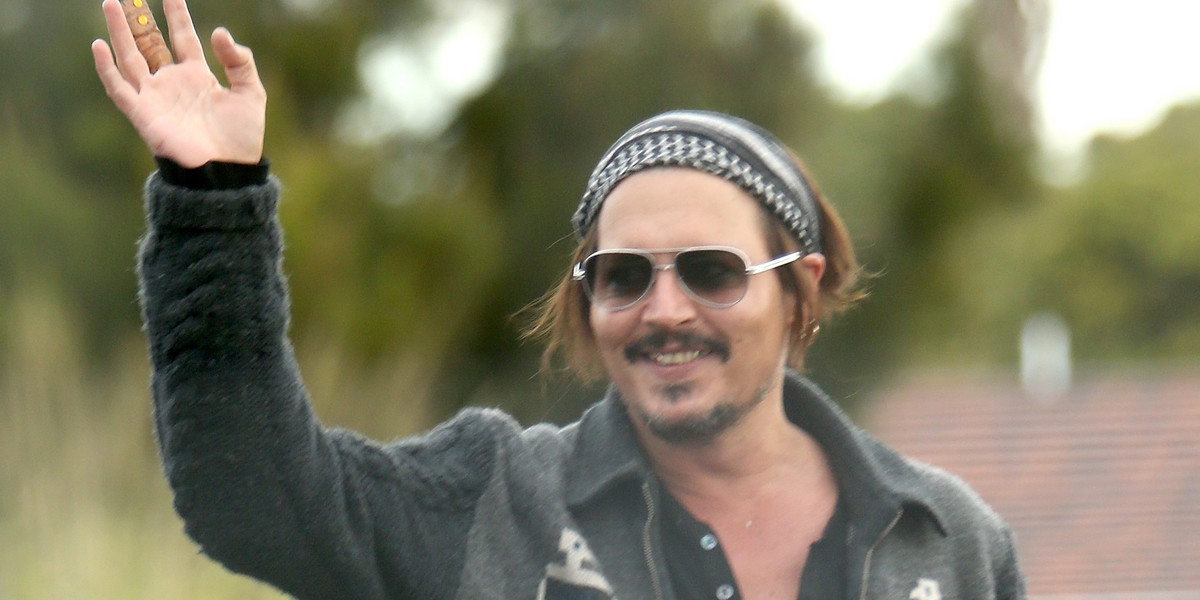 Johnny Depp na planie Piratów z Karaibów 5