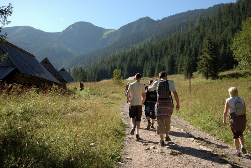 Polska - Tatry - sierpniowy tłok na szlakach