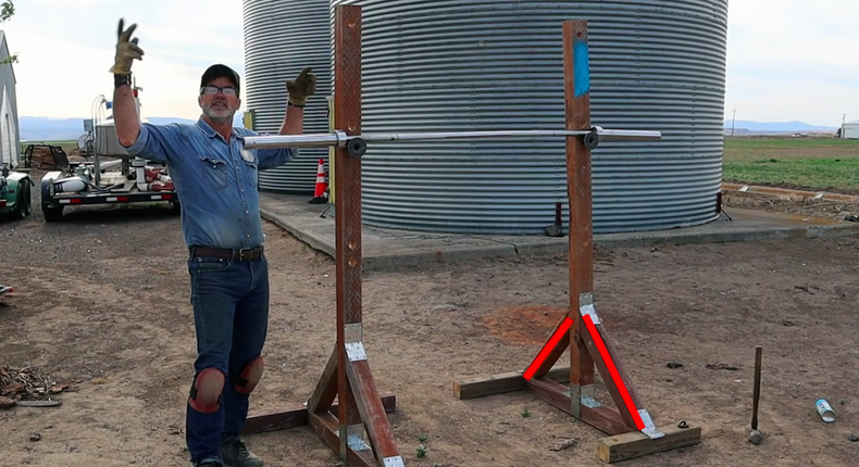 This Guy Built His Own Half Rack Out of Lumber