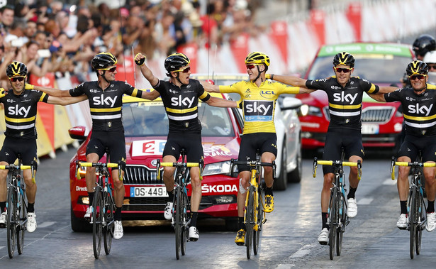 Tour de France: Froome wygrywa po raz trzeci. Majka "królem gór"