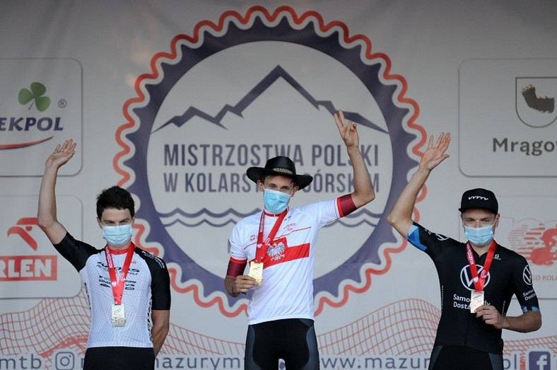 Krzysztof Łukasik na najwyższym stopniu podium