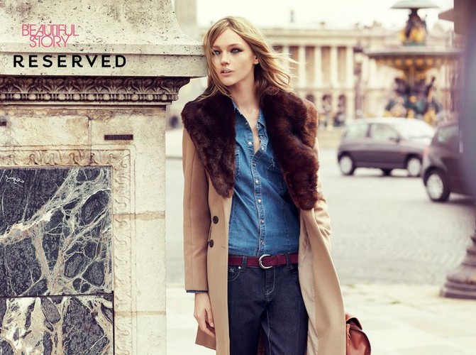 Sasha Pivovarova w kampanii Reserved – kolekcja jesień-zima 2011/2012