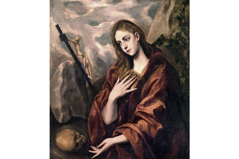 „Św. Maria Magdalena podczas modlitwy, El Greco (1541-1614).