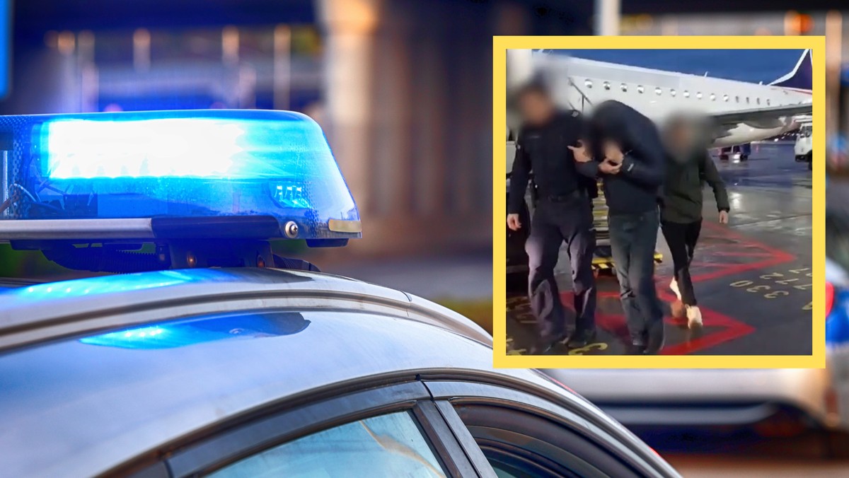 44-latek ścigany za przestępstwa zatrzymany w Holandii i przetransportowany do Polski [Źródło: Onet]