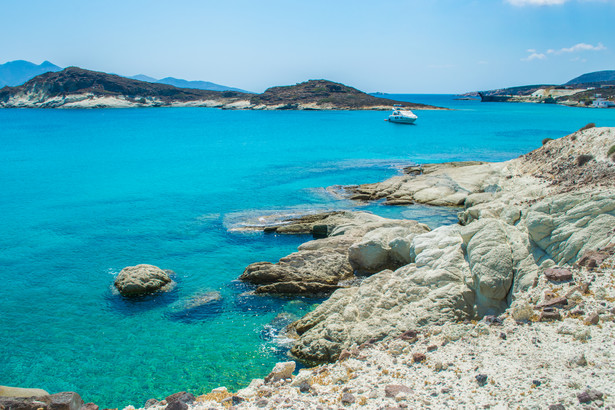 Prassa (wyspa Kimolos, Grecja). Najczystsza plaża na świecie