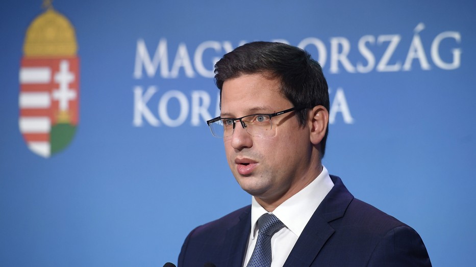 Gulyás Gergely Miniszterelnökséget vezető miniszter / Fotó: MTI/Kovács Tamás