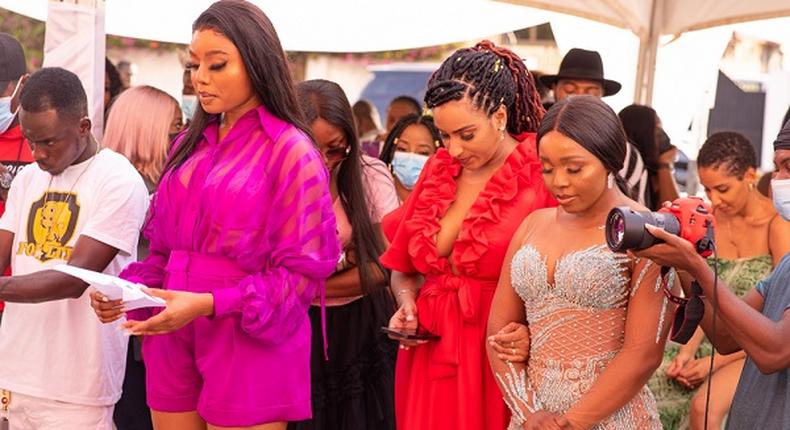 Juliet Ibrahim, Vanessa Gyan, Sister Derby, Cookie Tee, others attend Wanneka Luxury Hair outlet launch in Ghana