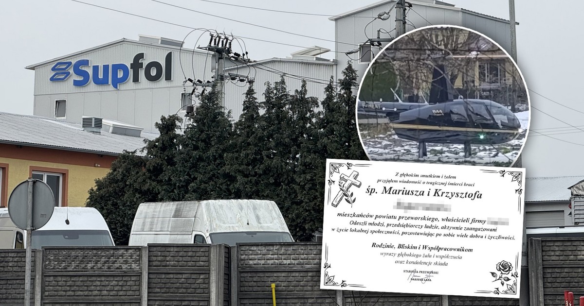 Bracia zginęli w śmigłowcu. W Studzianie płacze cała wieś