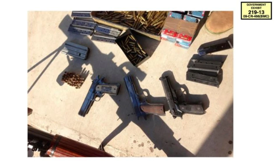 Oružje nađeno u skrovištu "El Čapa"