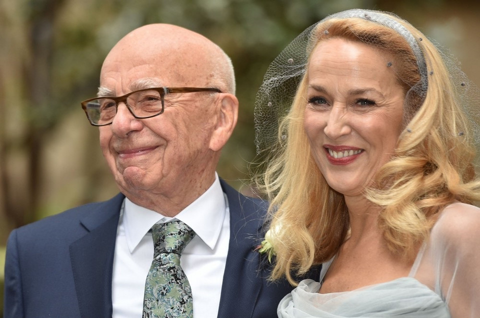 Ślub Jerry Hall i Ruperta Murdocha