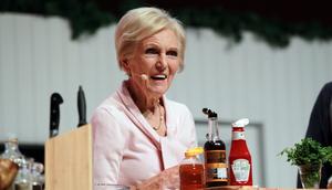 Mary Berry is pictured at the BBC Good Food Show in 2018.MelMedia/Getty Images