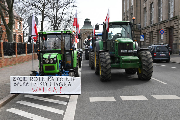 Protest rolników w Szczecinie