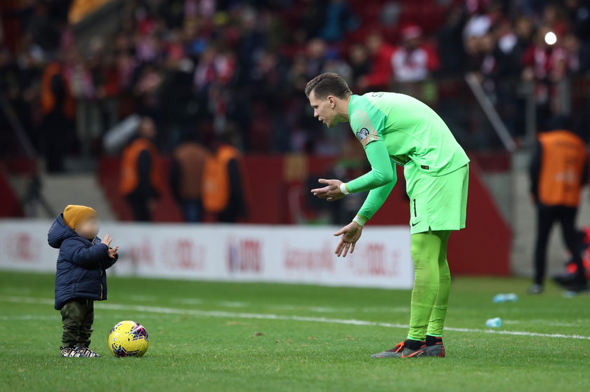 Liam Szczęsny na boisku