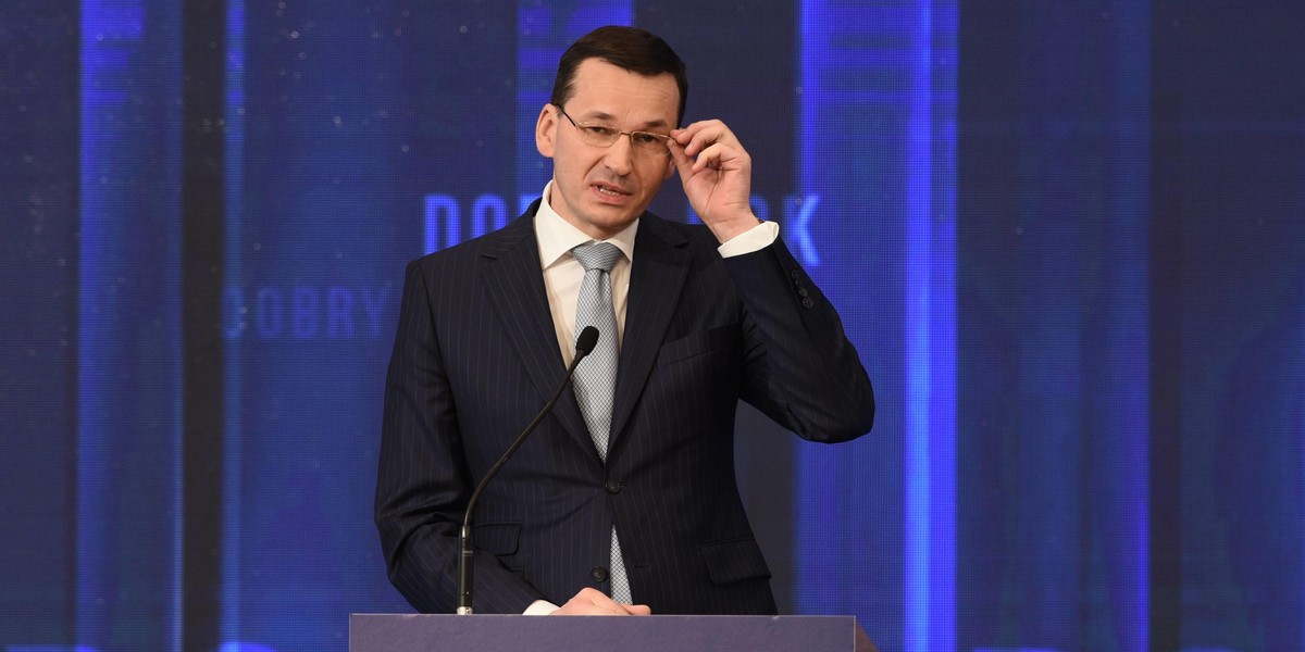 Wicepremier Mateusz Morawiecki