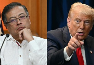 Gustavo Petro i Donald Tramp