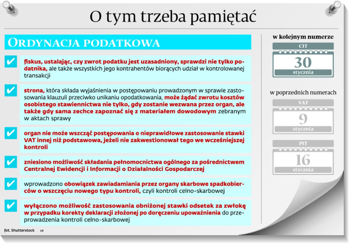 O tym trzeba pamiętać