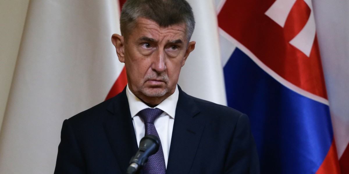 Premier Czech Andrej Babis jest pomysłodawcą obniżki podatku dochodowego