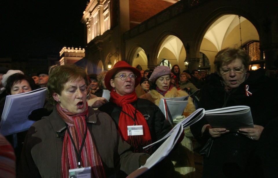 KRAKÓW LEKCJA ŚPIEWANIA RADOSNA NIEPODLEGŁOŚĆ