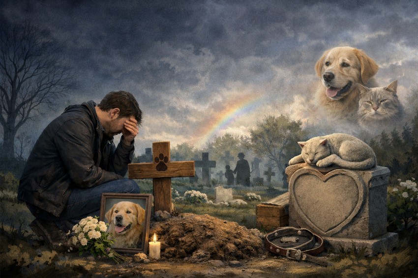 Kućni ljubimac, sahrana