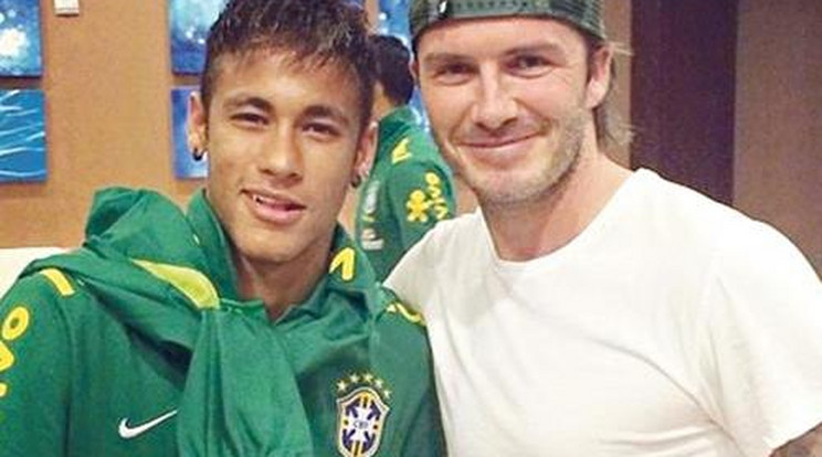 Neymar felnőtt Beckhamhez