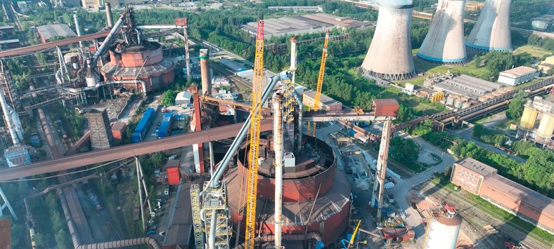 Remont wielkiego pieca dla ArcelorMittal w Dąbrowie Górniczej
