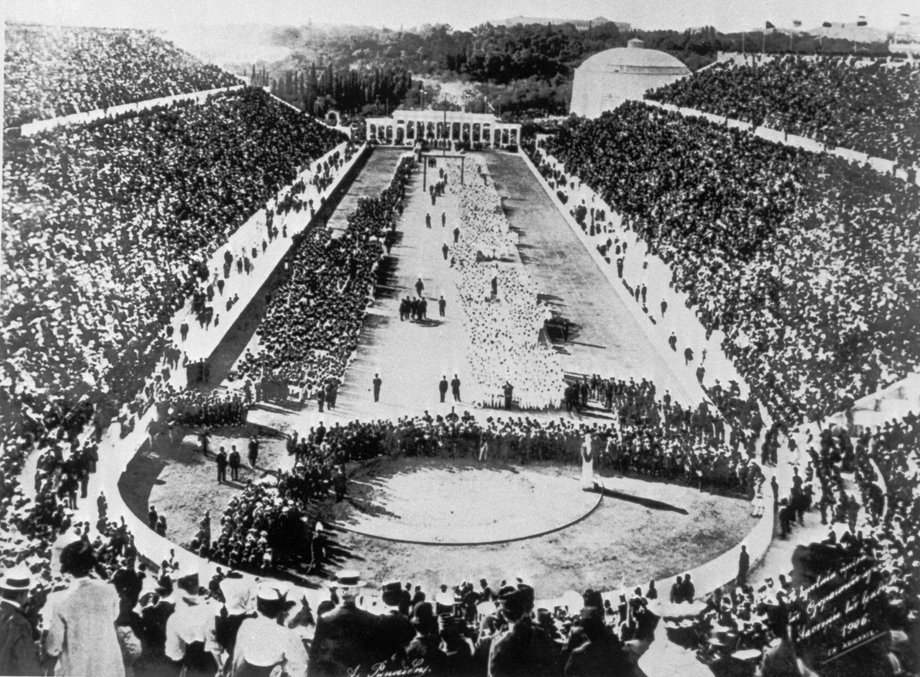 1906 rok, Ateny: Ceremonia otwarcia igrzysk olimpijskich