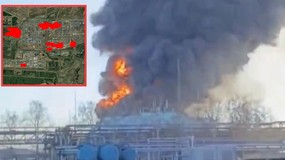 Potężna eksplozja w głębi Rosji. Płoną zakłady petrochemiczne
