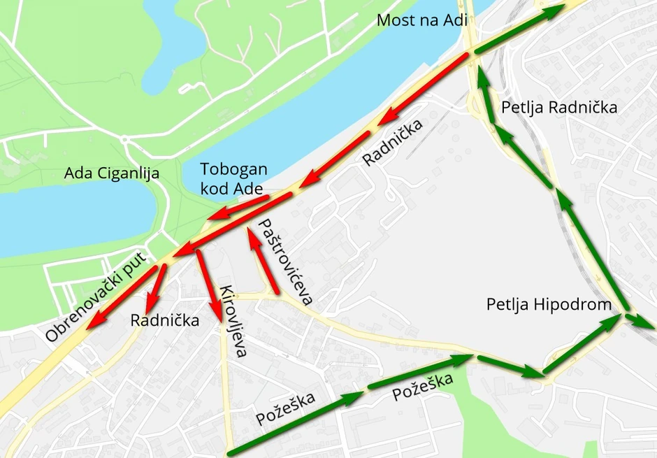 Promene oko Ade Ciganlije