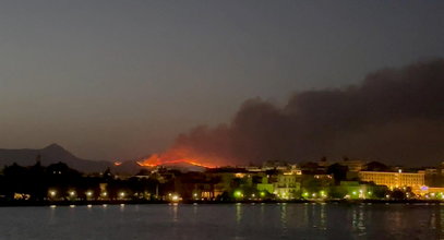 Pożary na kolejnej greckiej wyspie. Ewakuowano pięć miejscowości