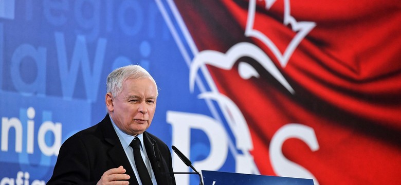 Kaczyński w Kielcach: Musimy przemalować województwo z zielonego na niebieskie