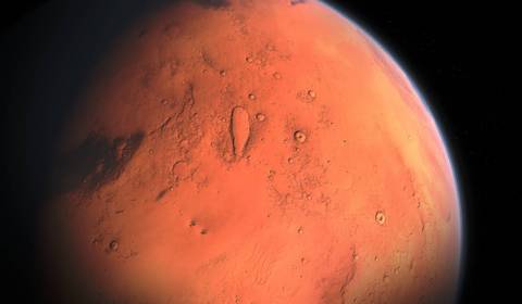 Naukowcy rozwiązali zagadkę dziwnych wzorów na Marsie. Są uformowane m.in. z lodu
