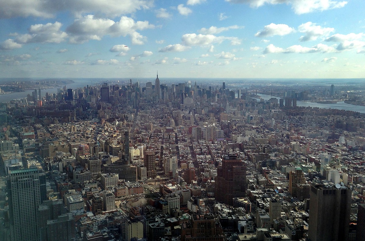 One World Trade Center - widok z punktu oberwacyjnego