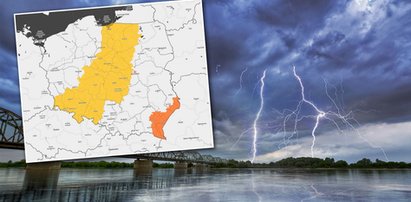 Falujący front nad Polską może spowodować burzowy armagedon. Nowe alerty IMGW