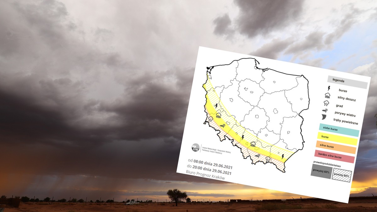 Prognoza pogody na wtorek, 29 czerwca. Będzie upał i burze