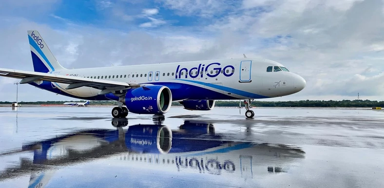 Samolot taniej linii lotniczej IndiGo