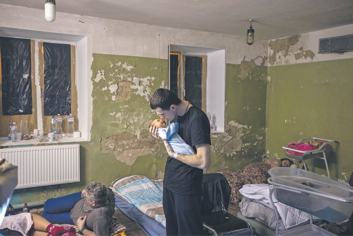 Szpitalw Kijowiepodczas ataku bombowego20 marca 2022 r.