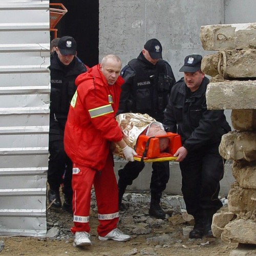 Robotnik zginął na budowie galerii handlowej w Białymstoku