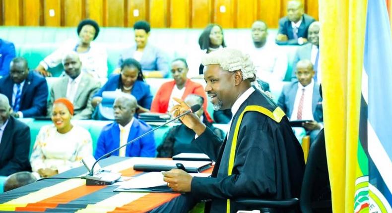 Deputy Speaker Thomas Tayebwa chaired today's session